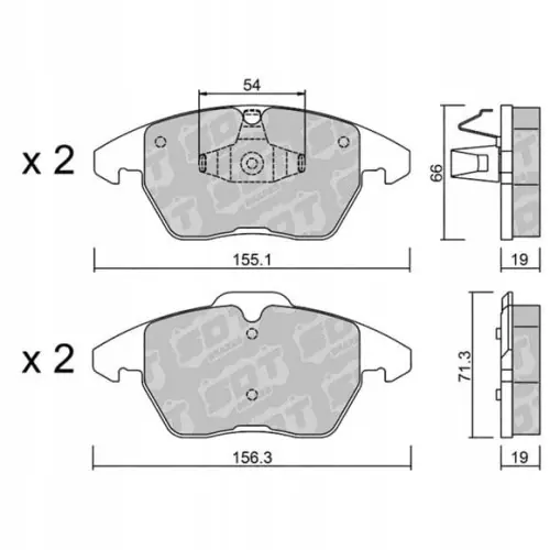 GALFER/SDT 2107201 klocki hamulcowe Najlepsza cena
