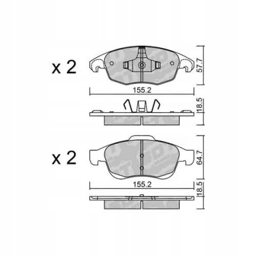 GALFER/SDT 2107205 klocki hamulcowe Tylko dziś