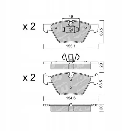 GALFER/SDT 2108002 klocki hamulcowe Oferta