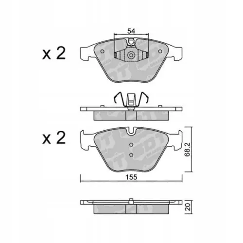GALFER/SDT 2108102 klocki hamulcowe Kup teraz