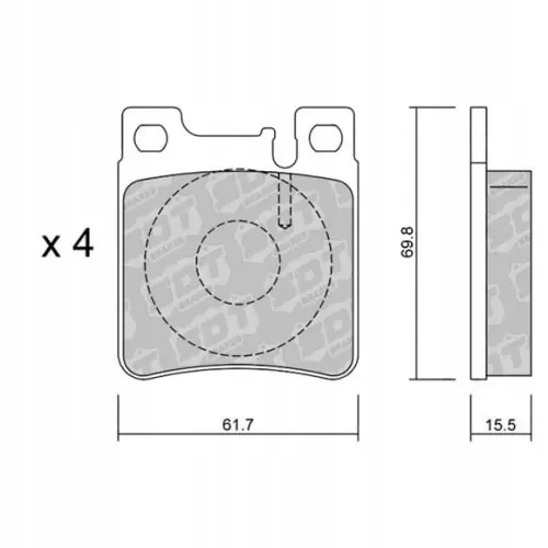 Najlepsza cena GALFER/SDT 2109000 klocki hamulcowe