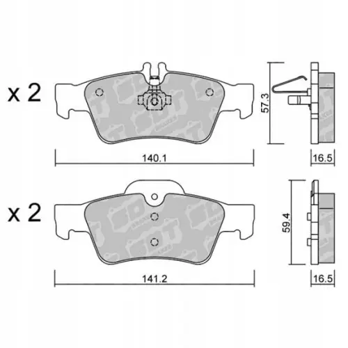 Oferta GALFER/SDT 2109100 klocki hamulcowe
