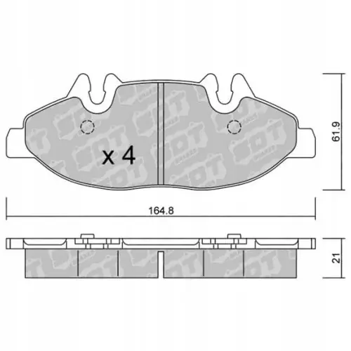 GALFER/SDT 2109800 klocki hamulcowe Promocja