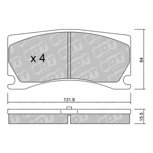 GALFER/SDT 21100800 klocki hamulcowe Najlepsza cena
