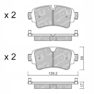 GALFER/SDT 21101300 klocki hamulcowe Niska cena