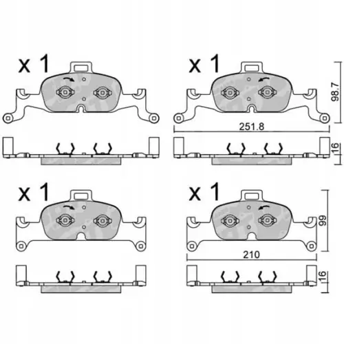 GALFER/SDT 21102400+ klocki hamulcowe Kup teraz