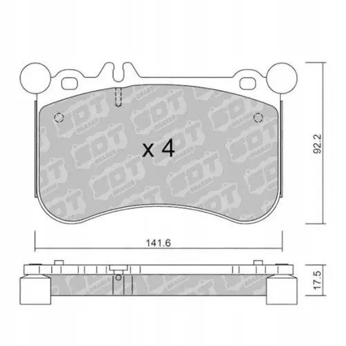 Niska cena GALFER/SDT 21102600 klocki hamulcowe