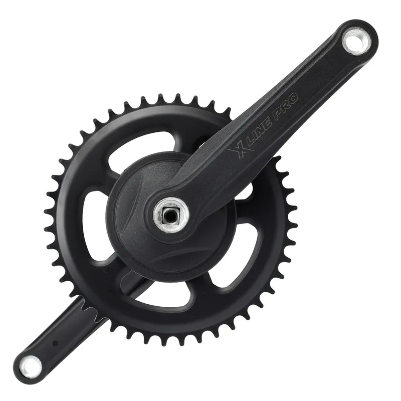 Mechanizm korbowy X-line PRO, mocowanie kwadrat, 170 mm, 44 zębów, czarny Nowość