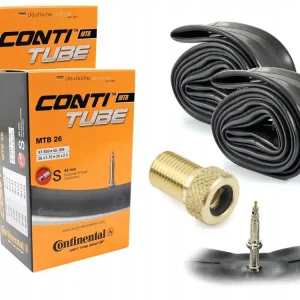 Dętki Continental 26 x 1,75 - 2,5 presta + ADAPTER Autentyczny