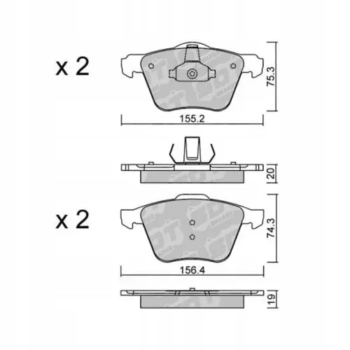GALFER/SDT 2110401 klocki hamulcowe Promocja