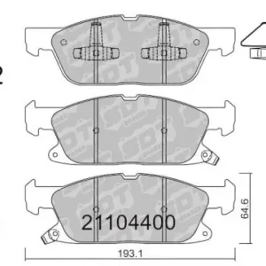 GALFER/SDT 21104400 klocki hamulcowe Wyprzedaż