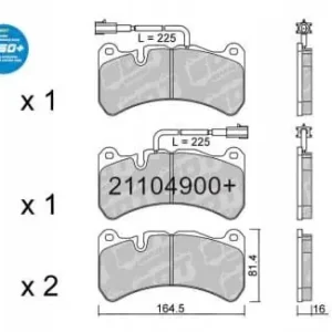 Szybka dostawa GALFER/SDT 21104900+ klocki hamulcowe