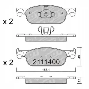 GALFER/SDT 2111400 klocki hamulcowe Ostatnia szansa