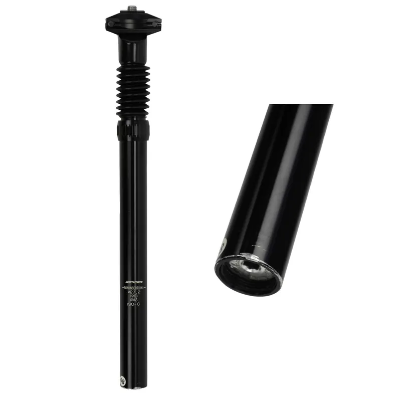 Oferta OUTLET Wspornik siodła amortyzowany Zoom SPS-C372 27,2 mm, czarny