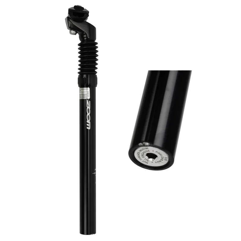 Darmowa dostawa OUTLET Wspornik siodła amortyzowany Zoom SPS-C372 27,2 mm, czarny