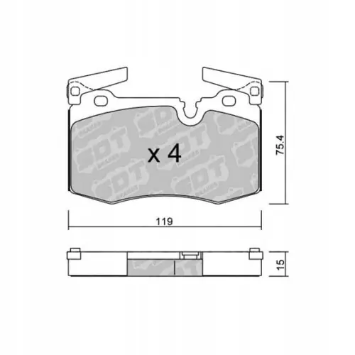 Oferta GALFER/SDT 2116000 klocki hamulcowe