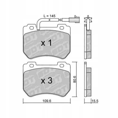Kup teraz GALFER/SDT 2117500 klocki hamulcowe