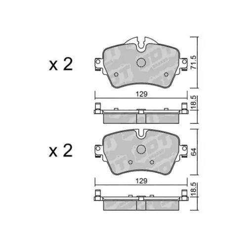 GALFER/SDT 2118800 klocki hamulcowe Ekspresowa dostawa