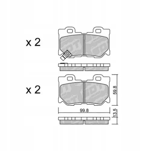 Zamów teraz GALFER/SDT 2119600 klocki hamulcowe