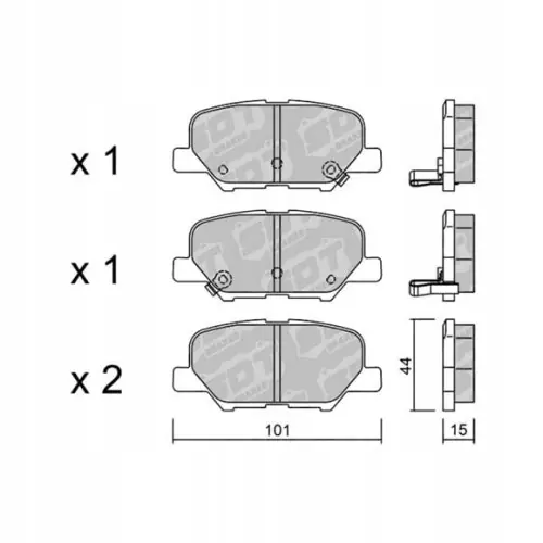 Ekspresowa dostawa GALFER/SDT 2120700 klocki hamulcowe