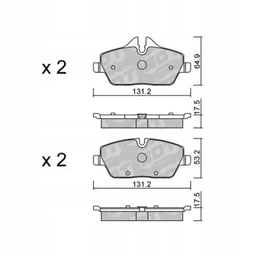 Bezpieczna płatność GALFER/SDT 2121300 klocki hamulcowe