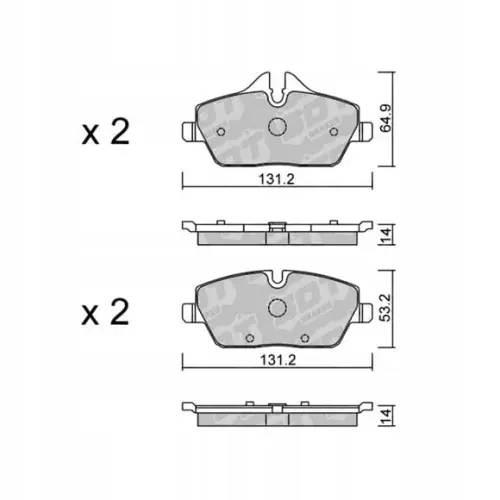 GALFER/SDT 2121301 klocki hamulcowe Popularny