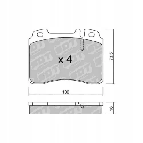 GALFER/SDT 2121600 klocki hamulcowe Bezpieczna płatność