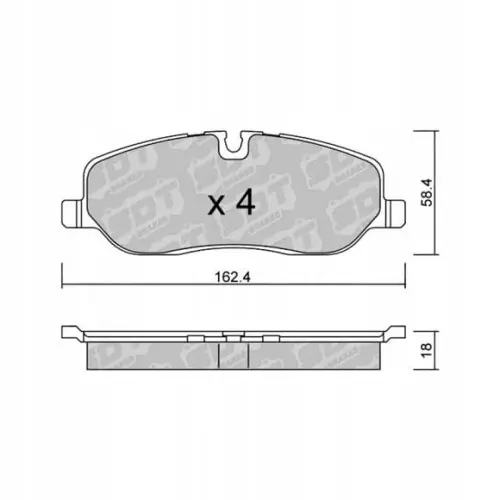 Promocja GALFER/SDT 2123100 klocki hamulcowe