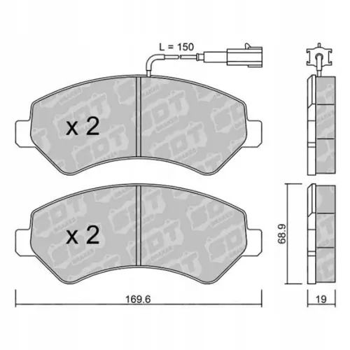 Kup teraz GALFER/SDT 2123701 klocki hamulcowe