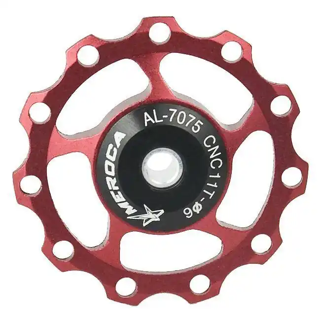 Autentyczny Kółko przerzutki 11T aluminiowe czerwone
