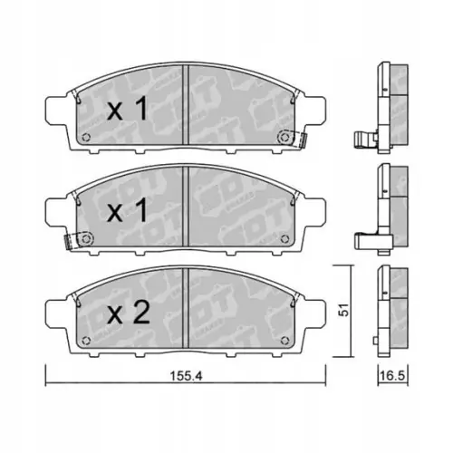 Ekspresowa dostawa GALFER/SDT 2129300 klocki hamulcowe