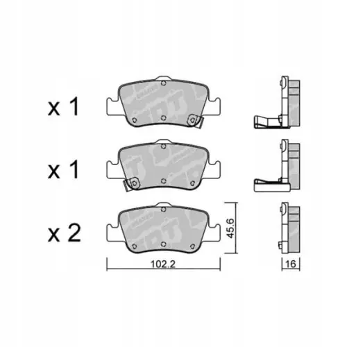 GALFER/SDT 2129800 klocki hamulcowe Niska cena