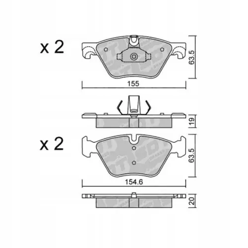GALFER/SDT 2131800 klocki hamulcowe Kup teraz