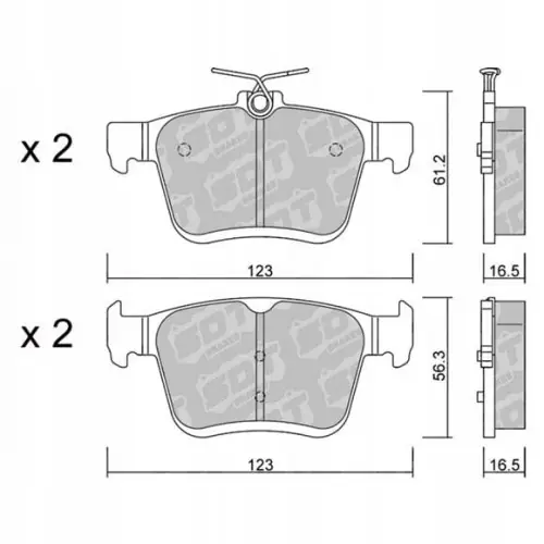 Kup teraz GALFER/SDT 2132300 klocki hamulcowe