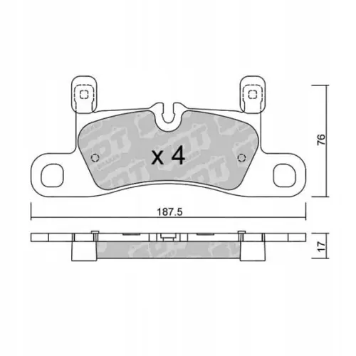 GALFER/SDT 2132801 klocki hamulcowe Premium