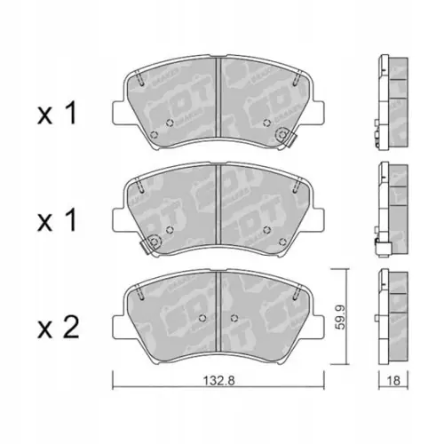Zamów teraz GALFER/SDT 2134200 klocki hamulcowe