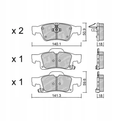 GALFER/SDT 2136400 klocki hamulcowe Wysoka jakość