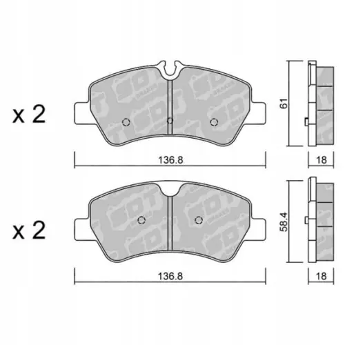Szybka dostawa GALFER/SDT 2137500 klocki hamulcowe