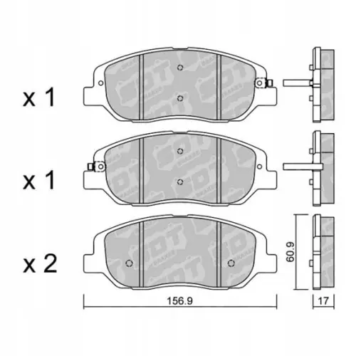 GALFER/SDT 2137600 klocki hamulcowe Zwrot pieniędzy