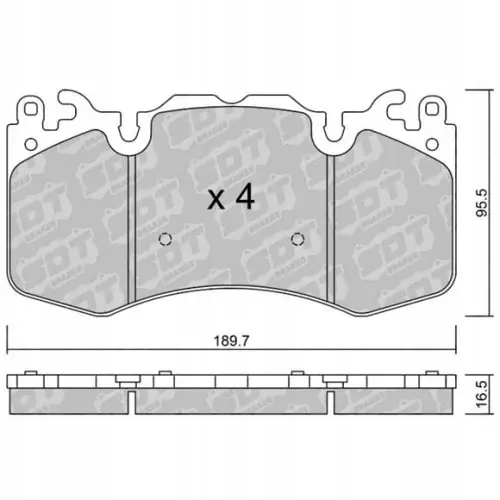 GALFER/SDT 2138700 klocki hamulcowe Nowość