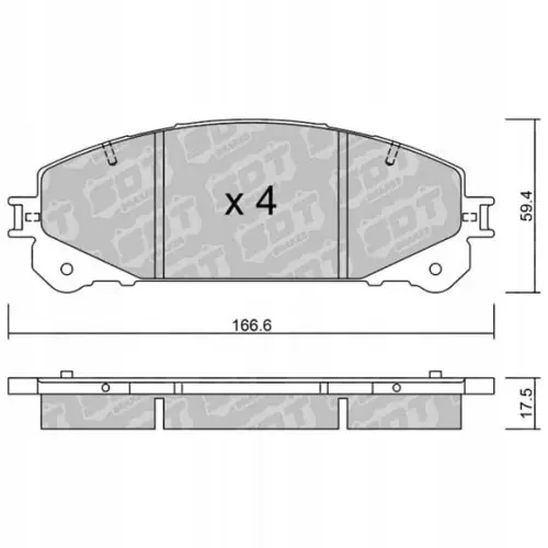 GALFER/SDT 2139200 klocki hamulcowe Szybka dostawa