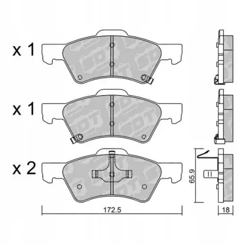 GALFER/SDT 2141601 klocki hamulcowe Promocja