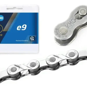 Łańcuch KMC e9, 9-rzędowy, E-bike, 122 ogniwa, box Premium