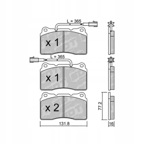 GALFER/SDT 2144403 klocki hamulcowe Tylko dziś