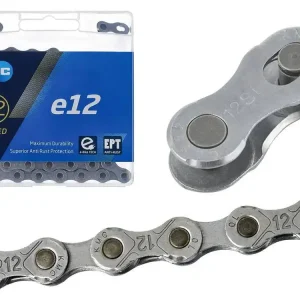 Niska cena Łańcuch KMC E12 EPT, 12-rzędowy, E-bike, 130 ogniw, Box