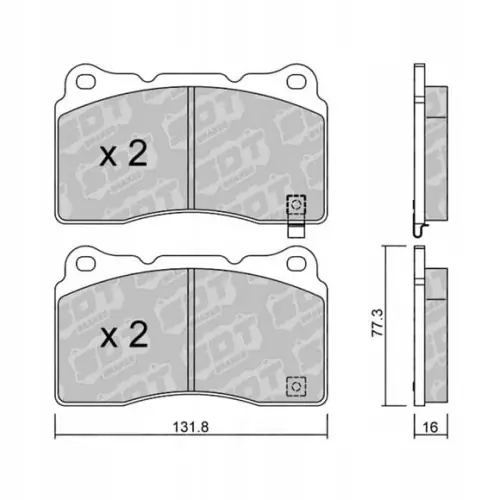 GALFER/SDT 2144404 klocki hamulcowe Ostatnia szansa