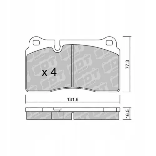 Promocja GALFER/SDT 2144405 klocki hamulcowe