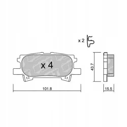 Zamów teraz GALFER/SDT 2147400 klocki hamulcowe