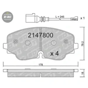 GALFER/SDT 2147800 klocki hamulcowe Tani