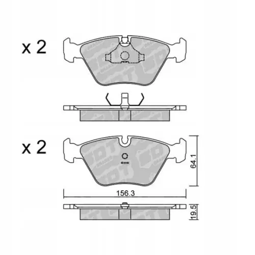 Oferta limitowana GALFER/SDT 2149200 klocki hamulcowe